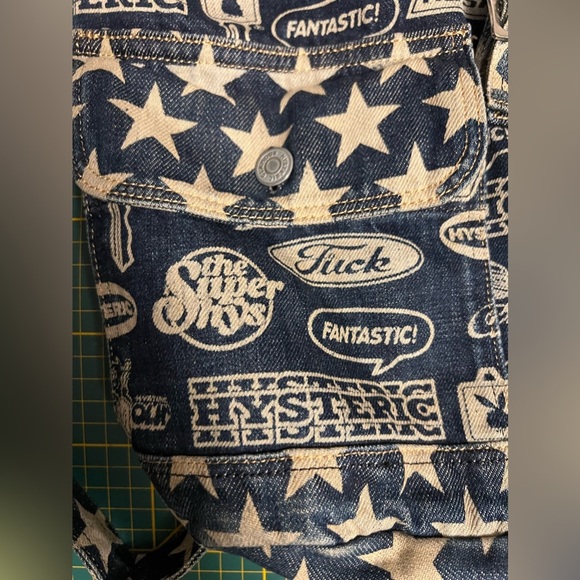 Vintage Hysteric Glamour denim backpack - Picture 2 of 15